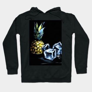 Pineapple and ice cubes Hoodie